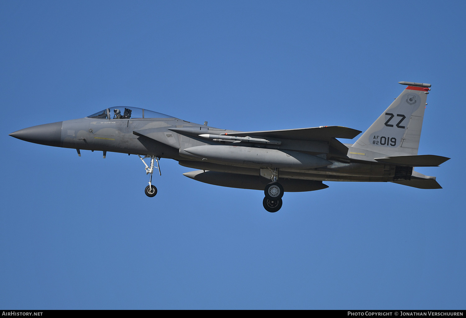 Aircraft Photo of 82-0019 / AF82-019 | McDonnell Douglas F-15C Eagle | USA - Air Force | AirHistory.net #490661