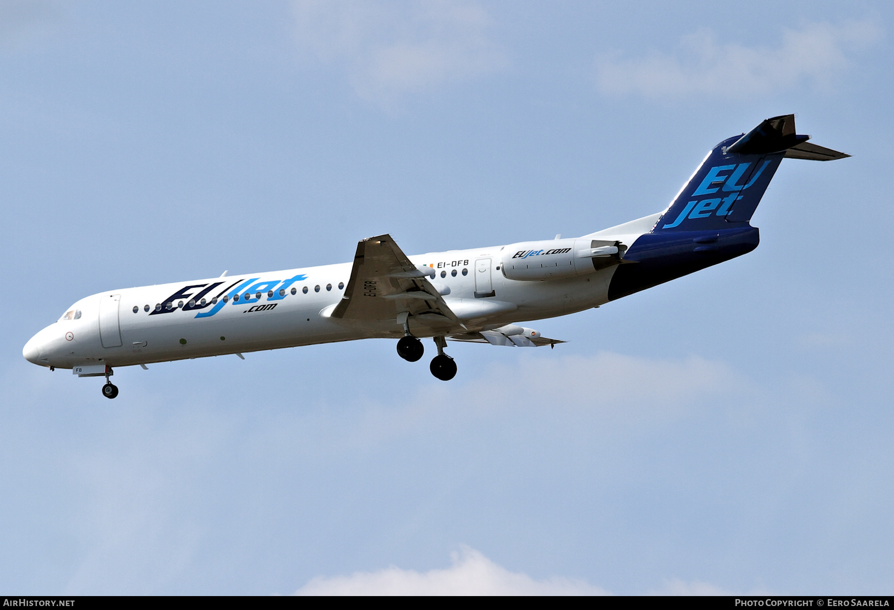 Aircraft Photo of EI-DFB | Fokker 100 (F28-0100) | EUjet | AirHistory.net #490669