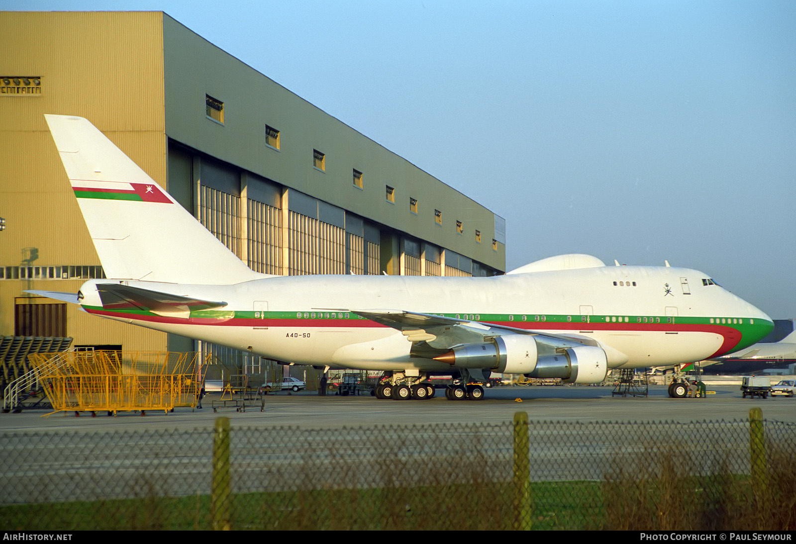 Aircraft Photo of A4O-SO | Boeing 747SP-27 | Oman Royal Flight | AirHistory.net #490671