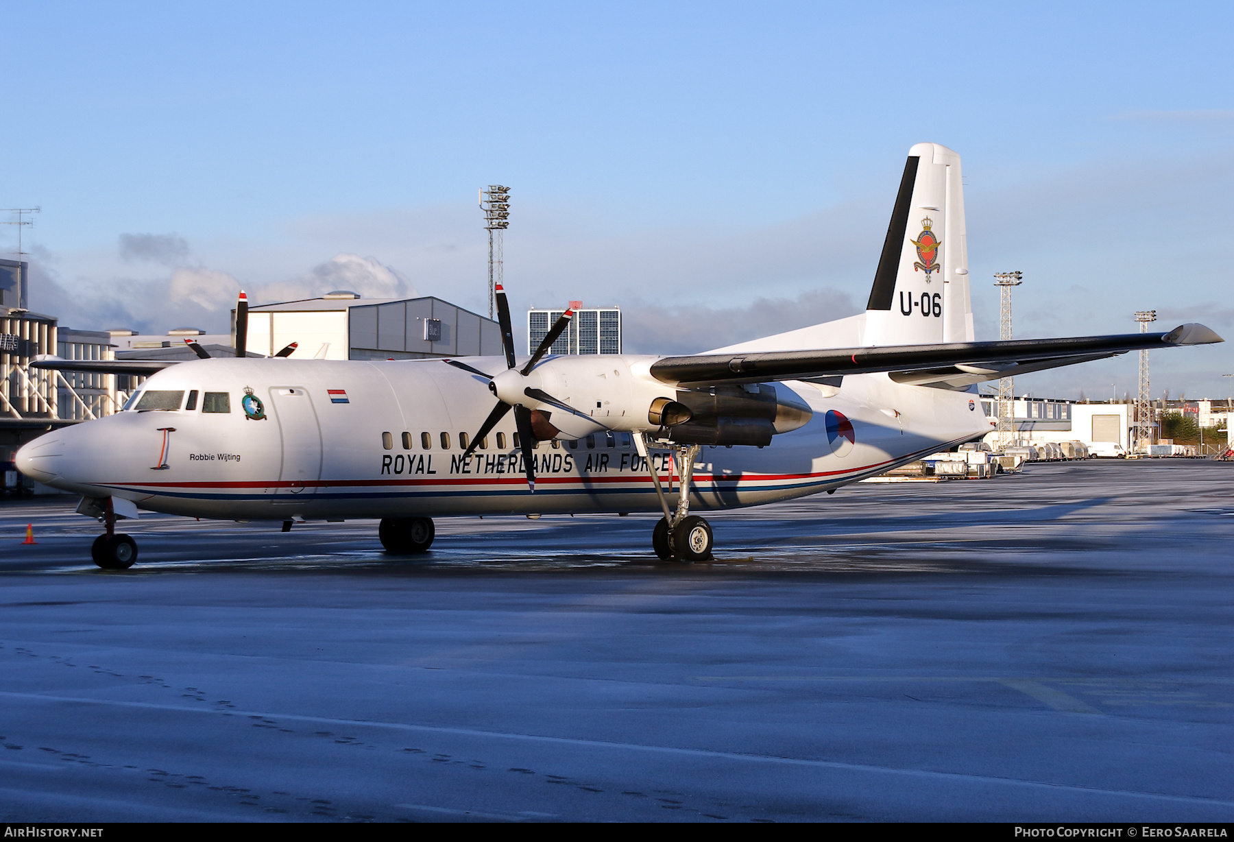 Aircraft Photo of U-06 | Fokker 50 | Netherlands - Air Force | AirHistory.net #490676