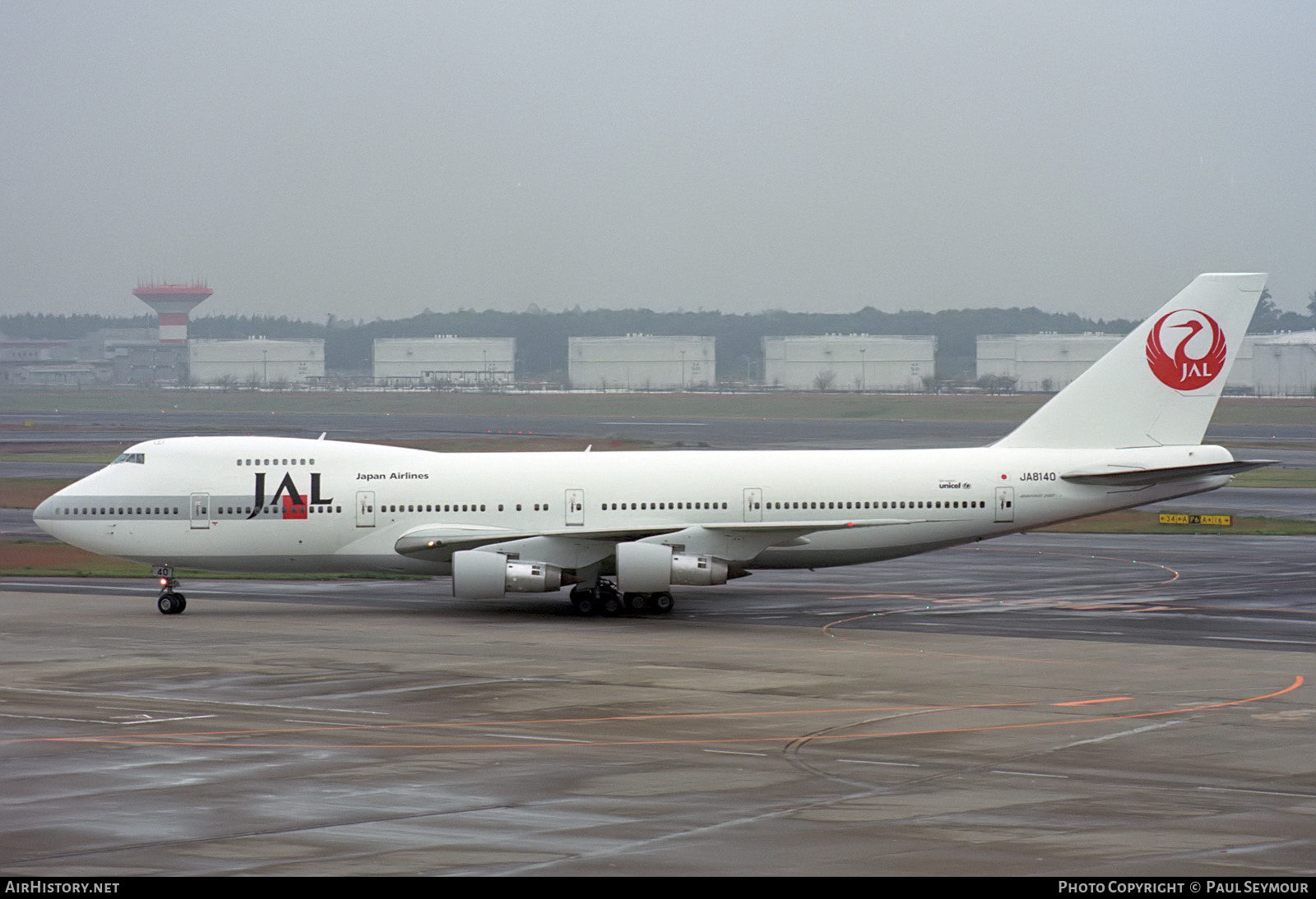 Aircraft Photo of JA8140 | Boeing 747-246B | Japan Airlines - JAL | AirHistory.net #490680