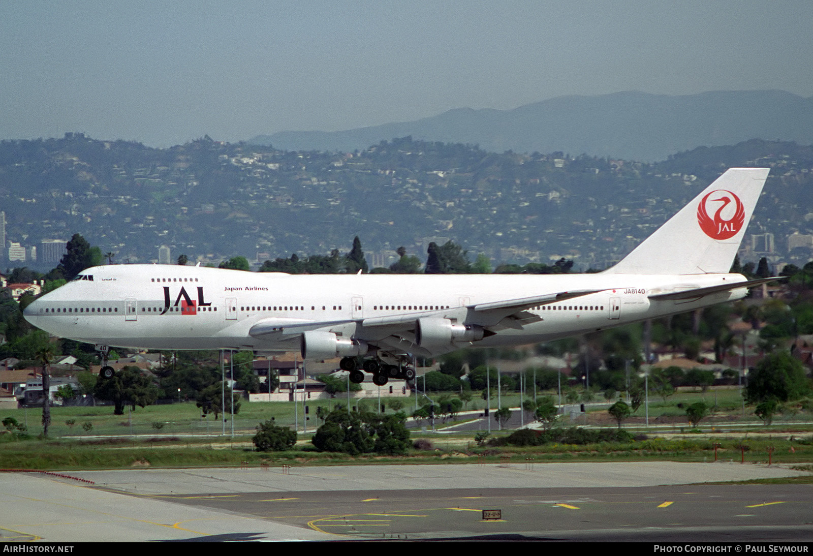 Aircraft Photo of JA8140 | Boeing 747-246B | Japan Airlines - JAL | AirHistory.net #490683