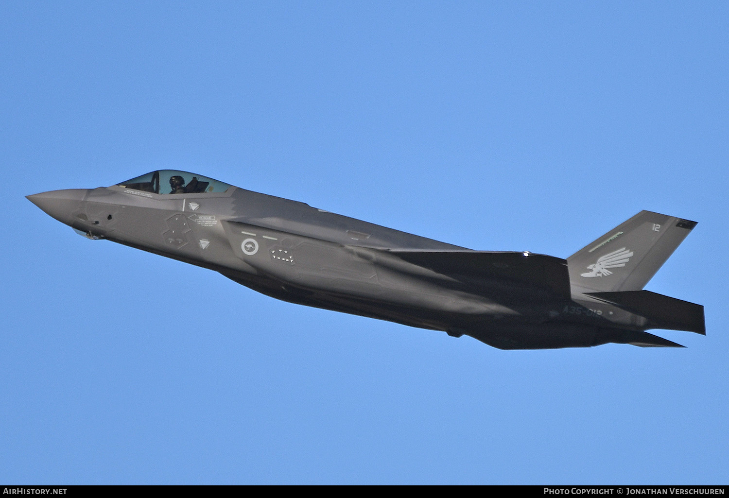 Aircraft Photo of A35-012 | Lockheed Martin F-35A Lightning II | Australia - Air Force | AirHistory.net #490693