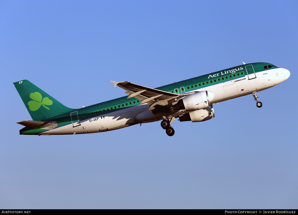 Aircraft Photo of EI-DEP | Airbus A320-214 | Aer Lingus | AirHistory.net #490706