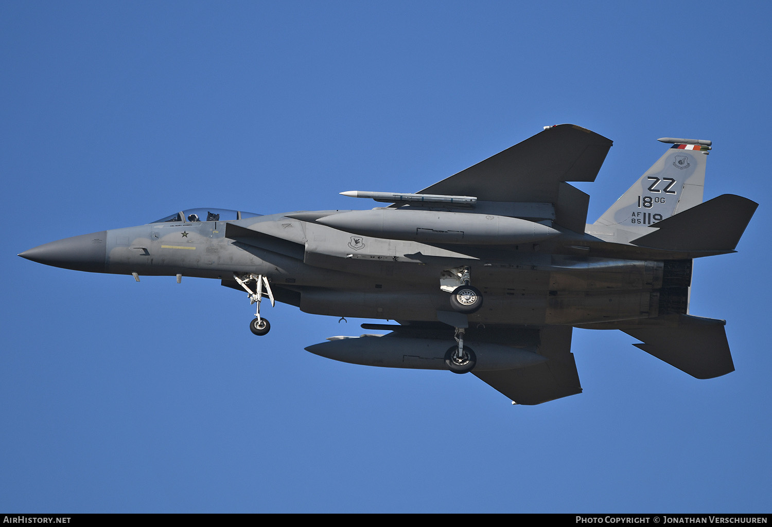 Aircraft Photo of 85-0119 / AF85-119 | McDonnell Douglas F-15C Eagle | USA - Air Force | AirHistory.net #490725