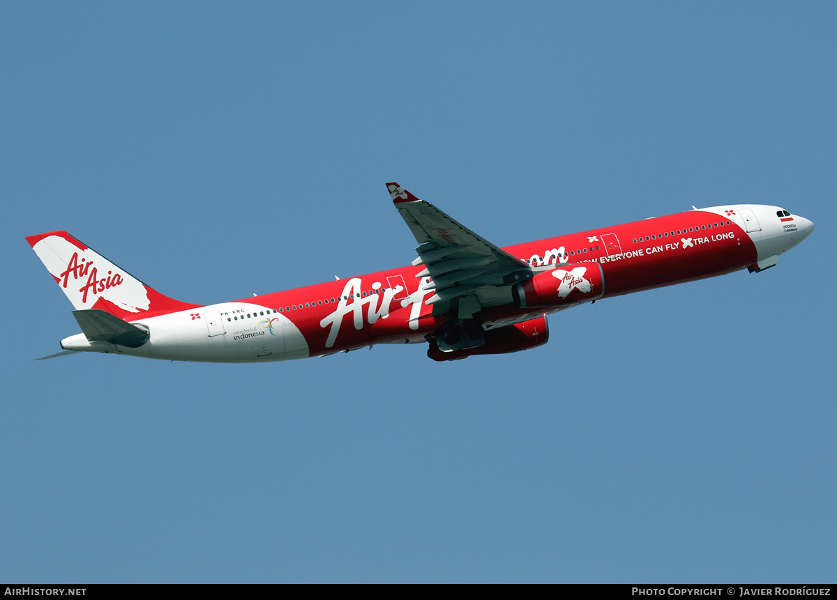 Aircraft Photo of PK-XRC | Airbus A330-343E | AirAsia X | AirHistory.net #490730
