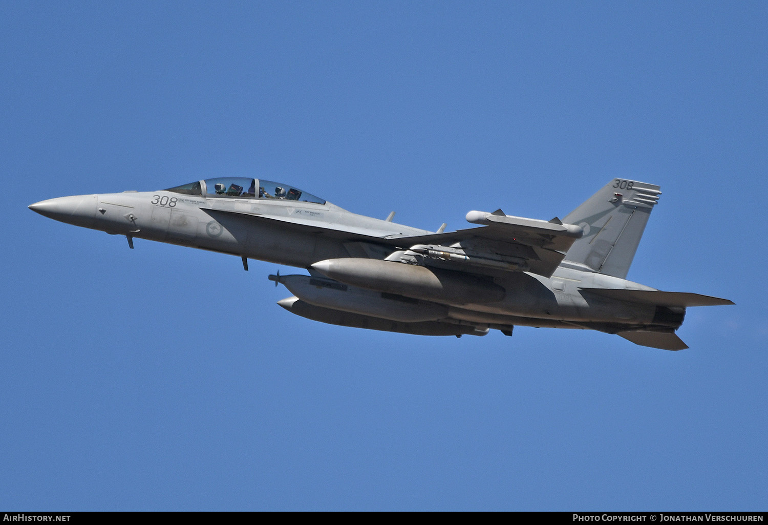 Aircraft Photo of A46-308 | Boeing EA-18G Growler | Australia - Air Force | AirHistory.net #490731