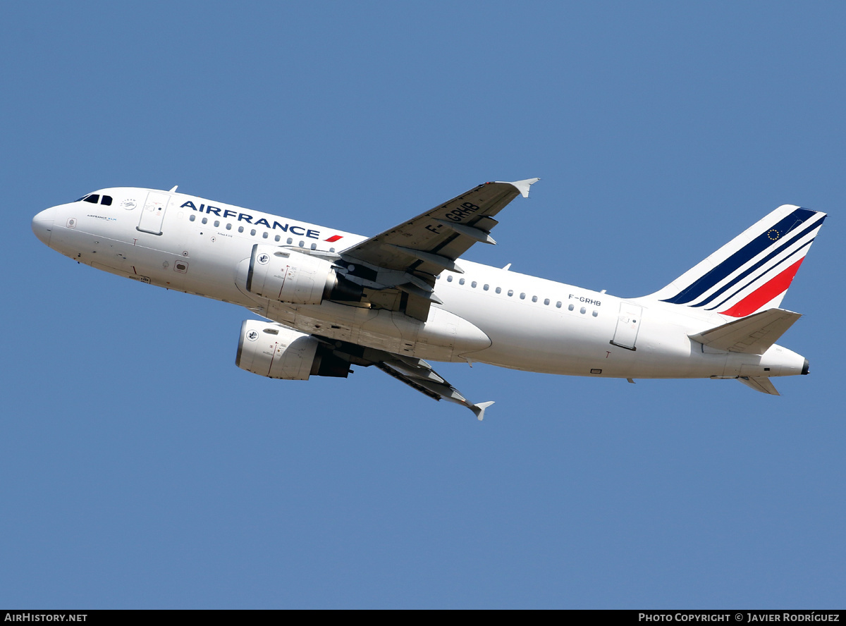 Aircraft Photo of F-GRHB | Airbus A319-111 | Air France | AirHistory.net #490732