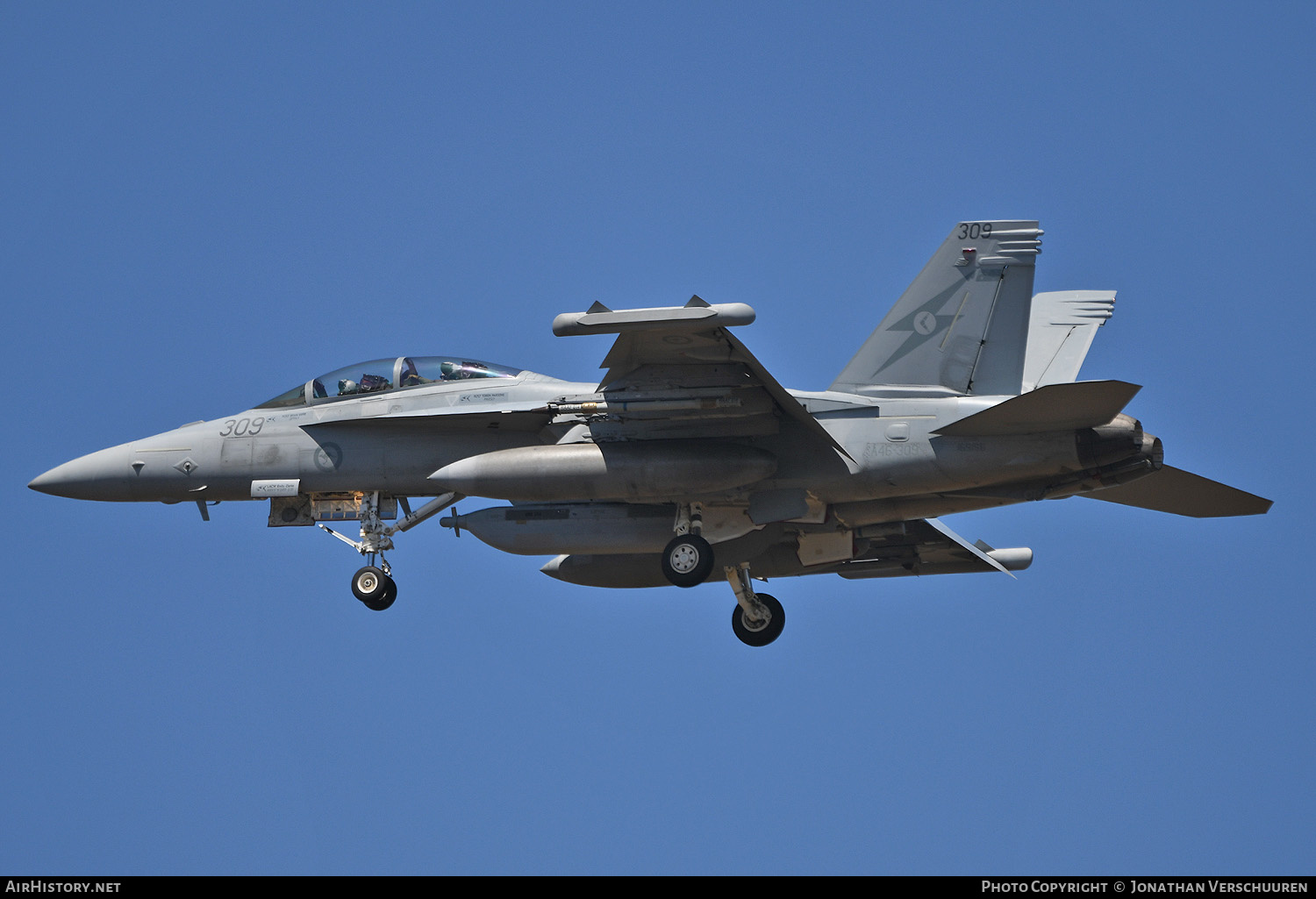 Aircraft Photo of A46-309 | Boeing EA-18G Growler | Australia - Air Force | AirHistory.net #490736