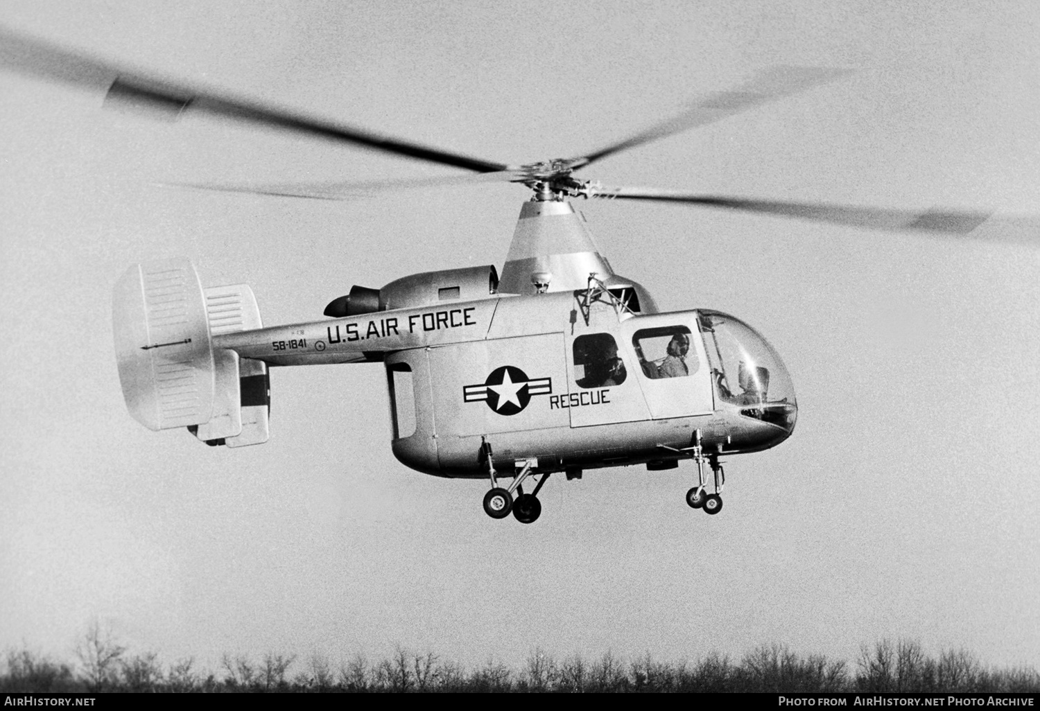 Aircraft Photo of 58-1841 | Kaman H-43B Huskie | USA - Air Force | AirHistory.net #490743