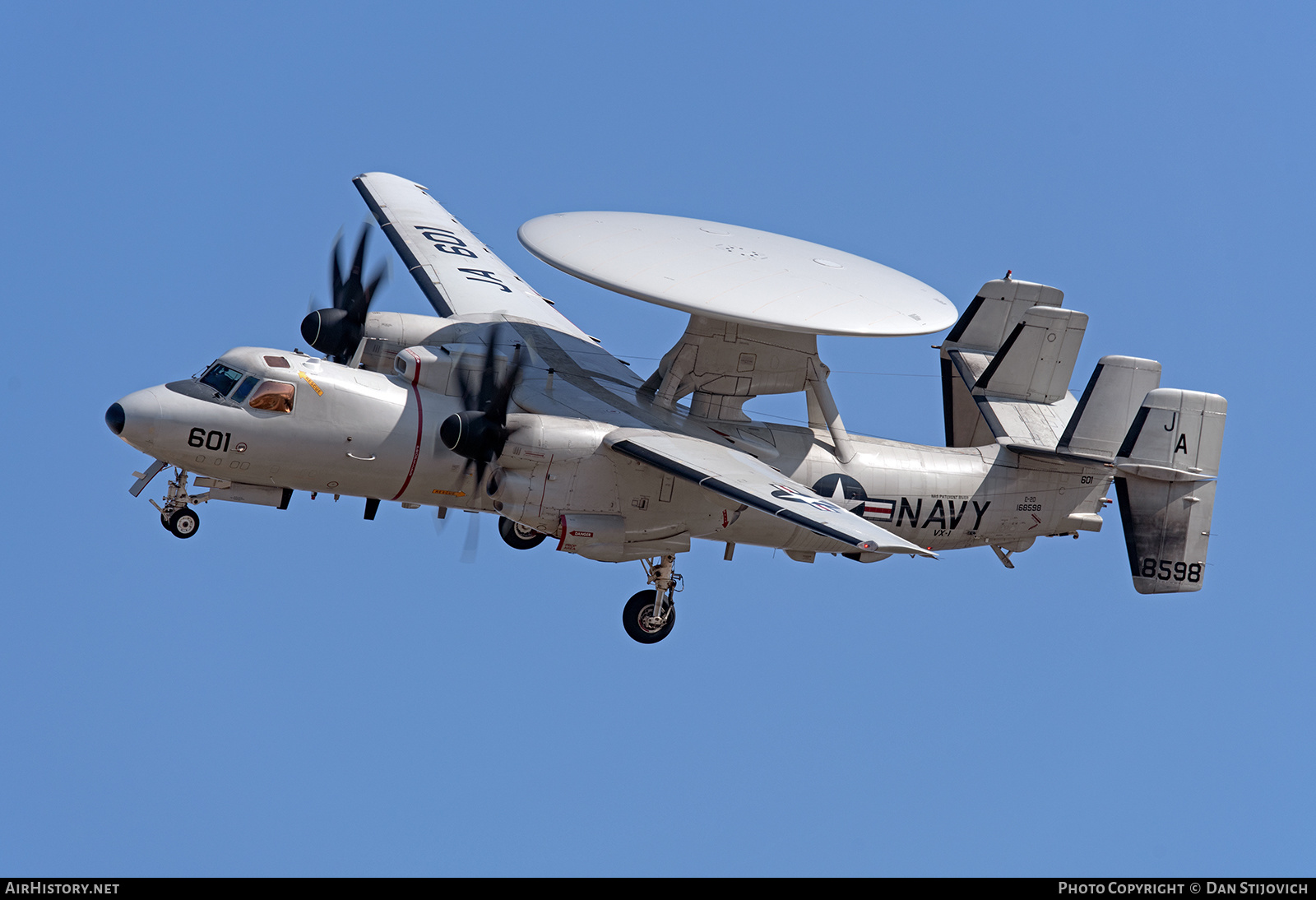 Aircraft Photo of 168598 / 8598 | Northrop Grumman E-2D Hawkeye | USA - Navy | AirHistory.net #490746