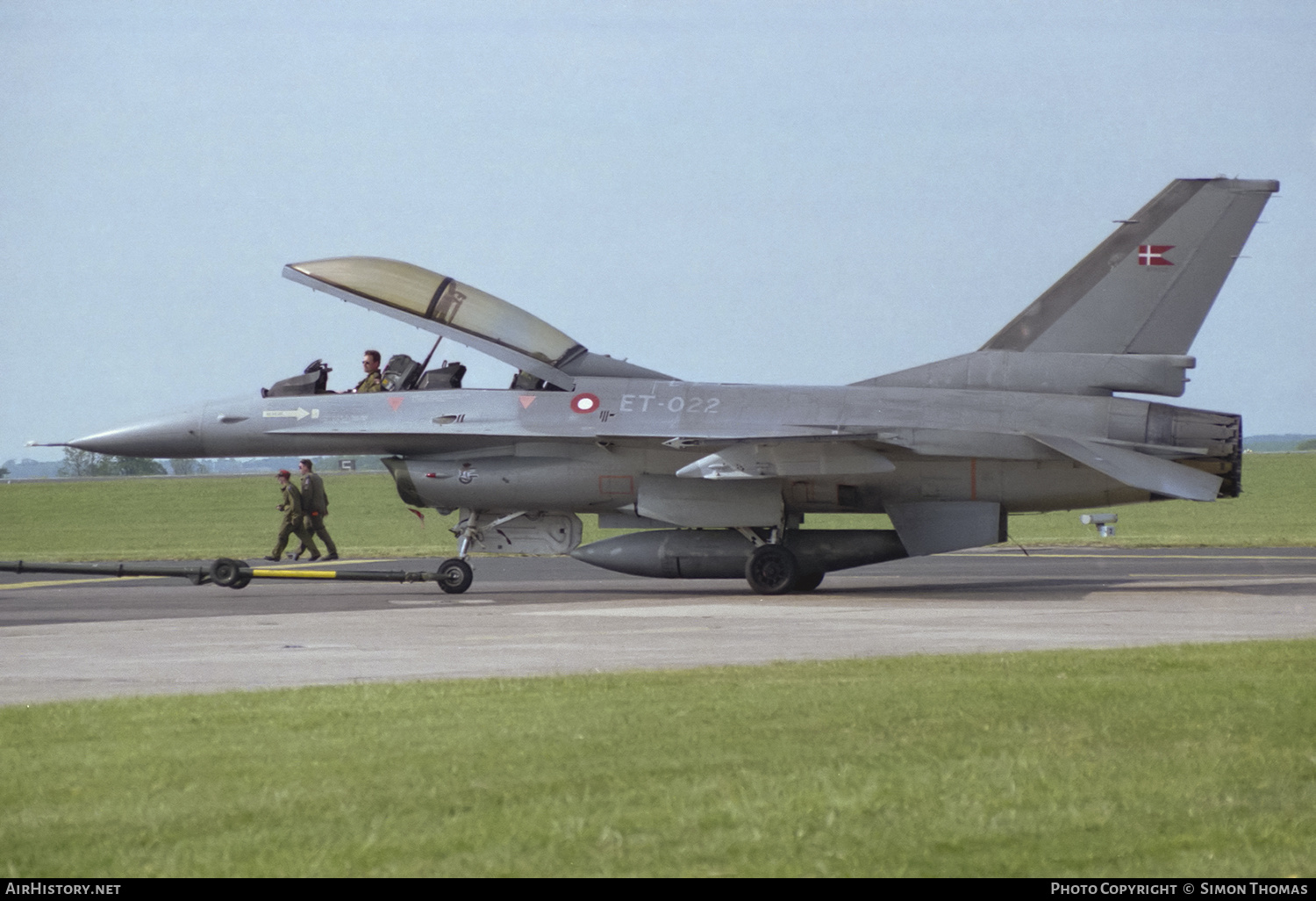 Aircraft Photo of ET-022 | General Dynamics F-16B Fighting Falcon | Denmark - Air Force | AirHistory.net #490755