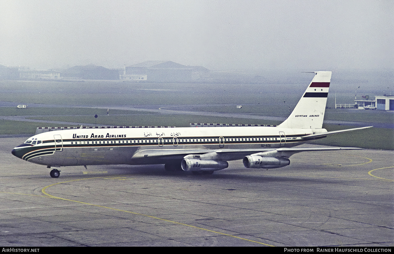 Aircraft Photo of SU-AOU | Boeing 707-366C | United Arab Airlines - UAA | AirHistory.net #490765