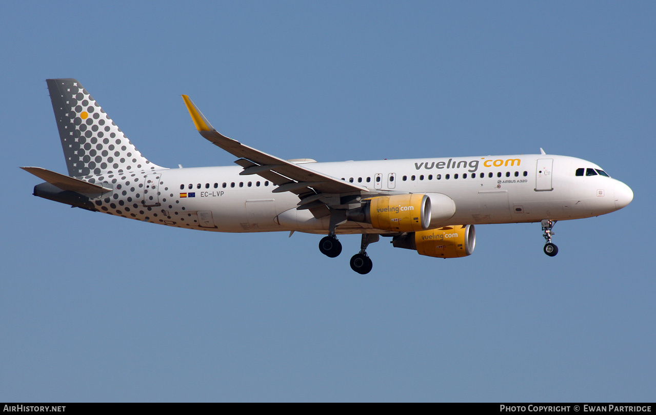 Aircraft Photo of EC-LVP | Airbus A320-214 | Vueling Airlines | AirHistory.net #490777