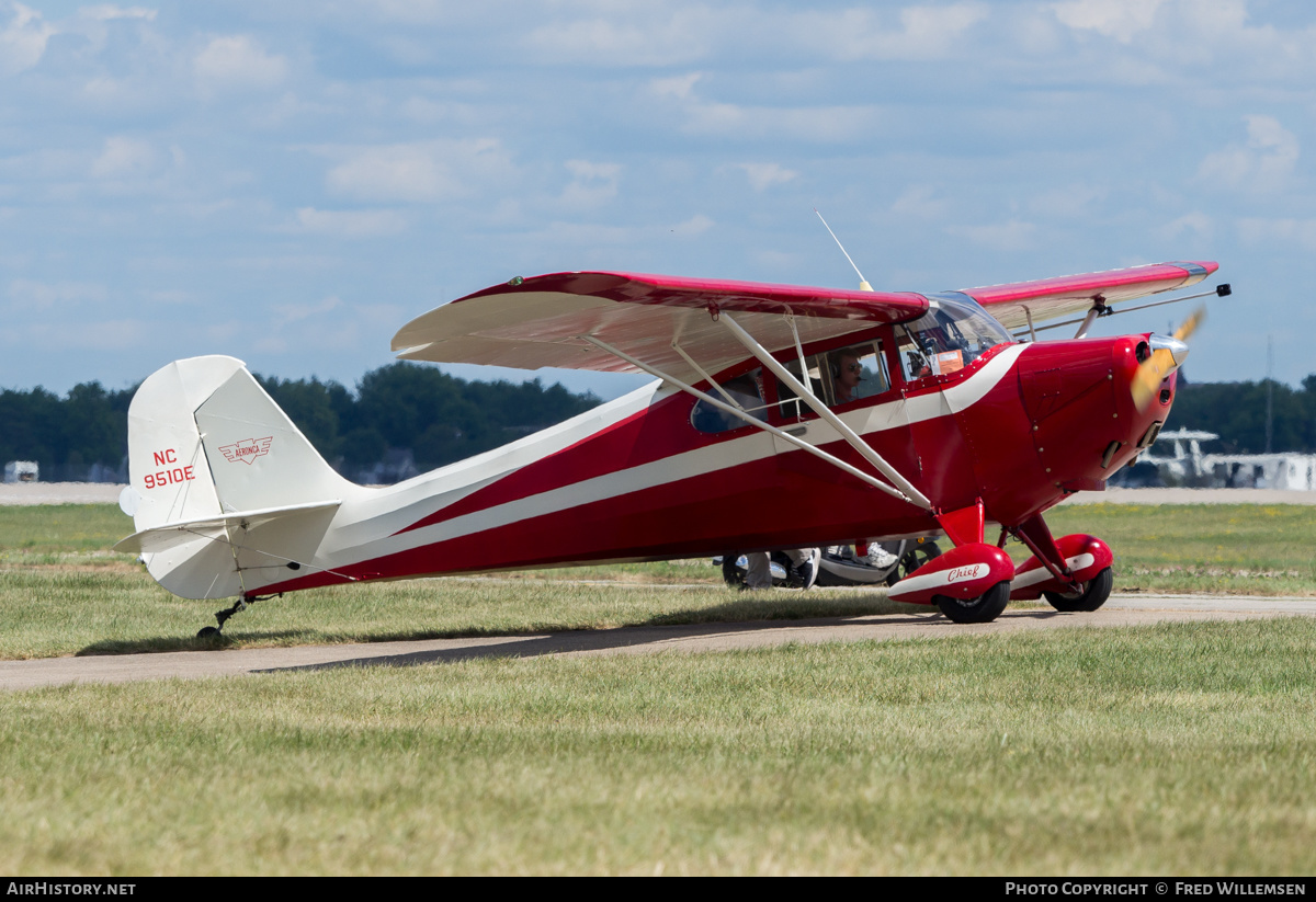 Aircraft Photo of N9510E | Aeronca 11AC Chief | AirHistory.net #490779