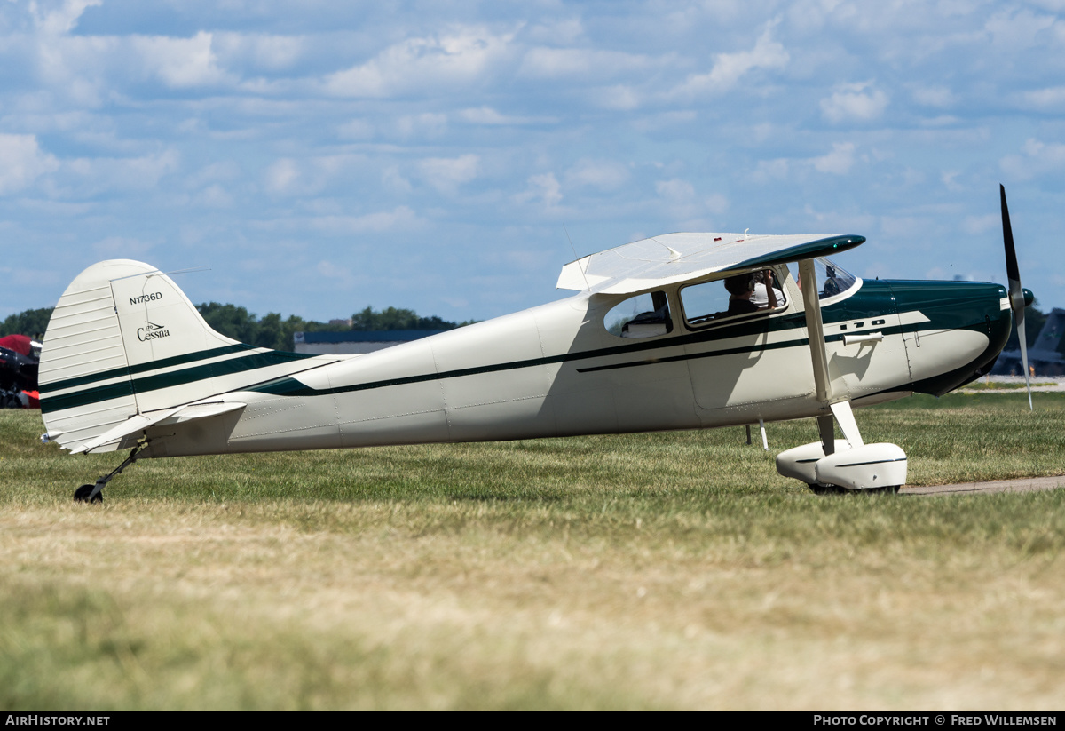 Aircraft Photo of N1736D | Cessna 170A | AirHistory.net #490784