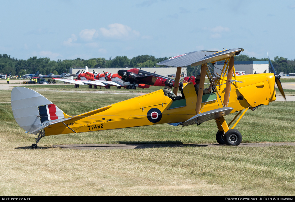 Aircraft Photo of N8224 / T7452 | De Havilland D.H. 82A Tiger Moth | UK - Air Force | AirHistory.net #490798