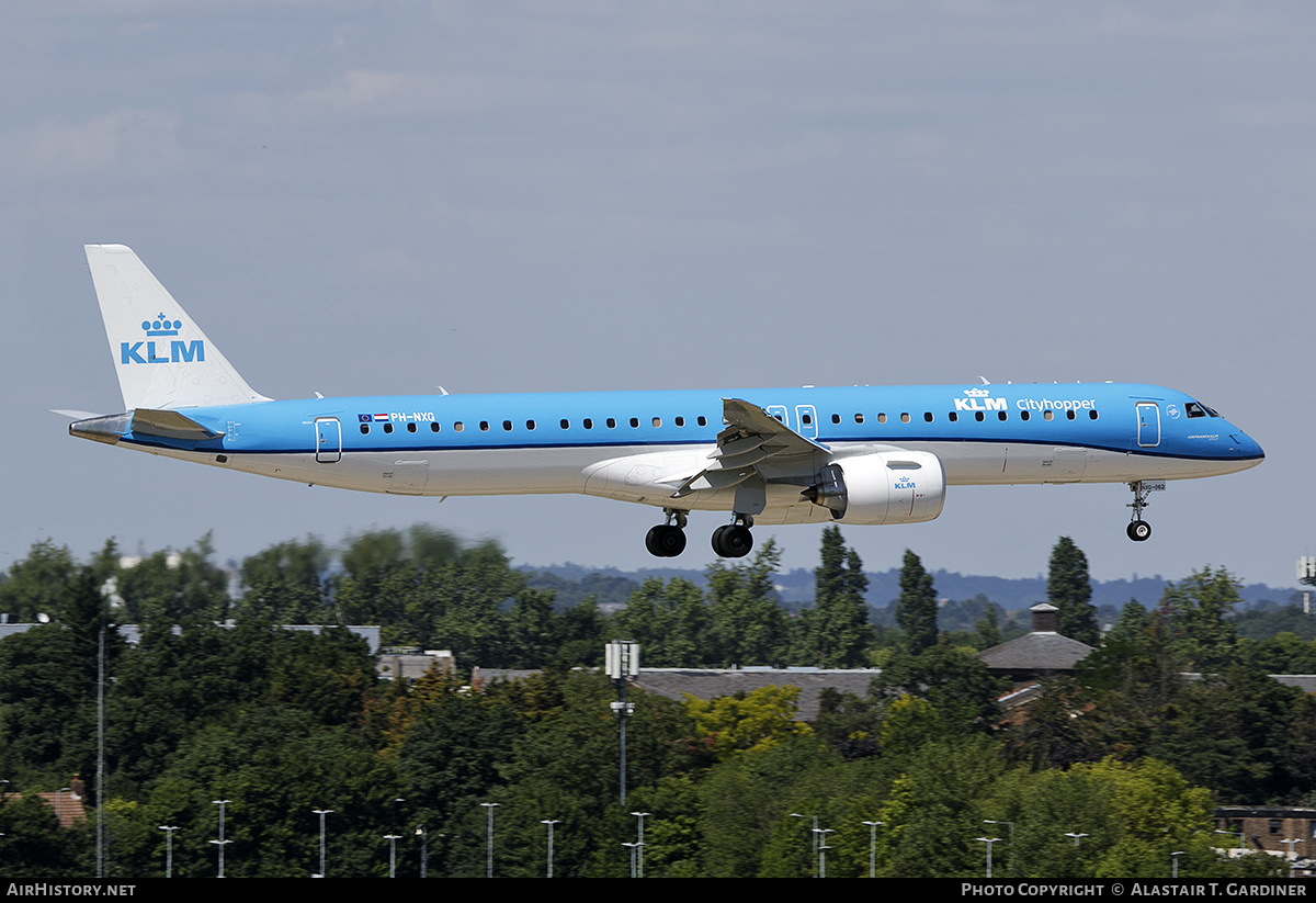 Aircraft Photo of PH-NXG | Embraer 195-E2 (ERJ-190-400) | KLM Cityhopper | AirHistory.net #490820