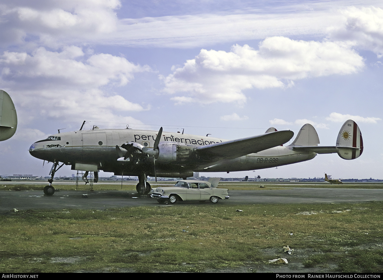 Aircraft Photo of OB-R-898 | Lockheed L-749A(F) Constellation | Peru Internacional | AirHistory.net #490829