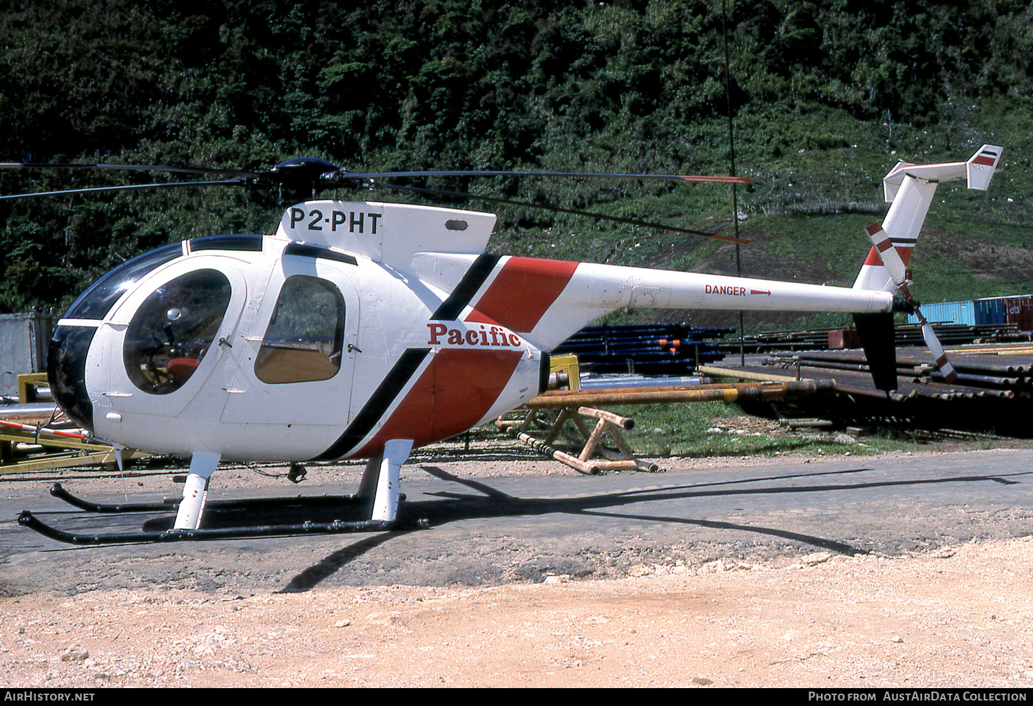 Aircraft Photo of P2-PHT | Hughes 500D (369D) | Pacific Helicopters | AirHistory.net #490837