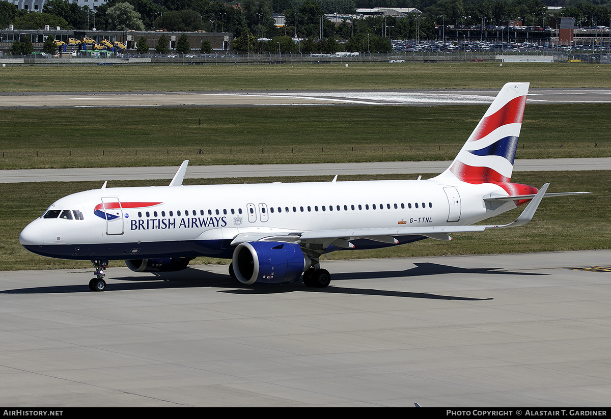 Aircraft Photo of G-TTNL | Airbus A320-251N | British Airways | AirHistory.net #490882