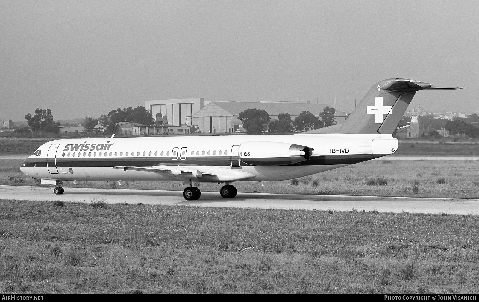 Aircraft Photo of HB-IVD | Fokker 100 (F28-0100) | Swissair | AirHistory.net #490895