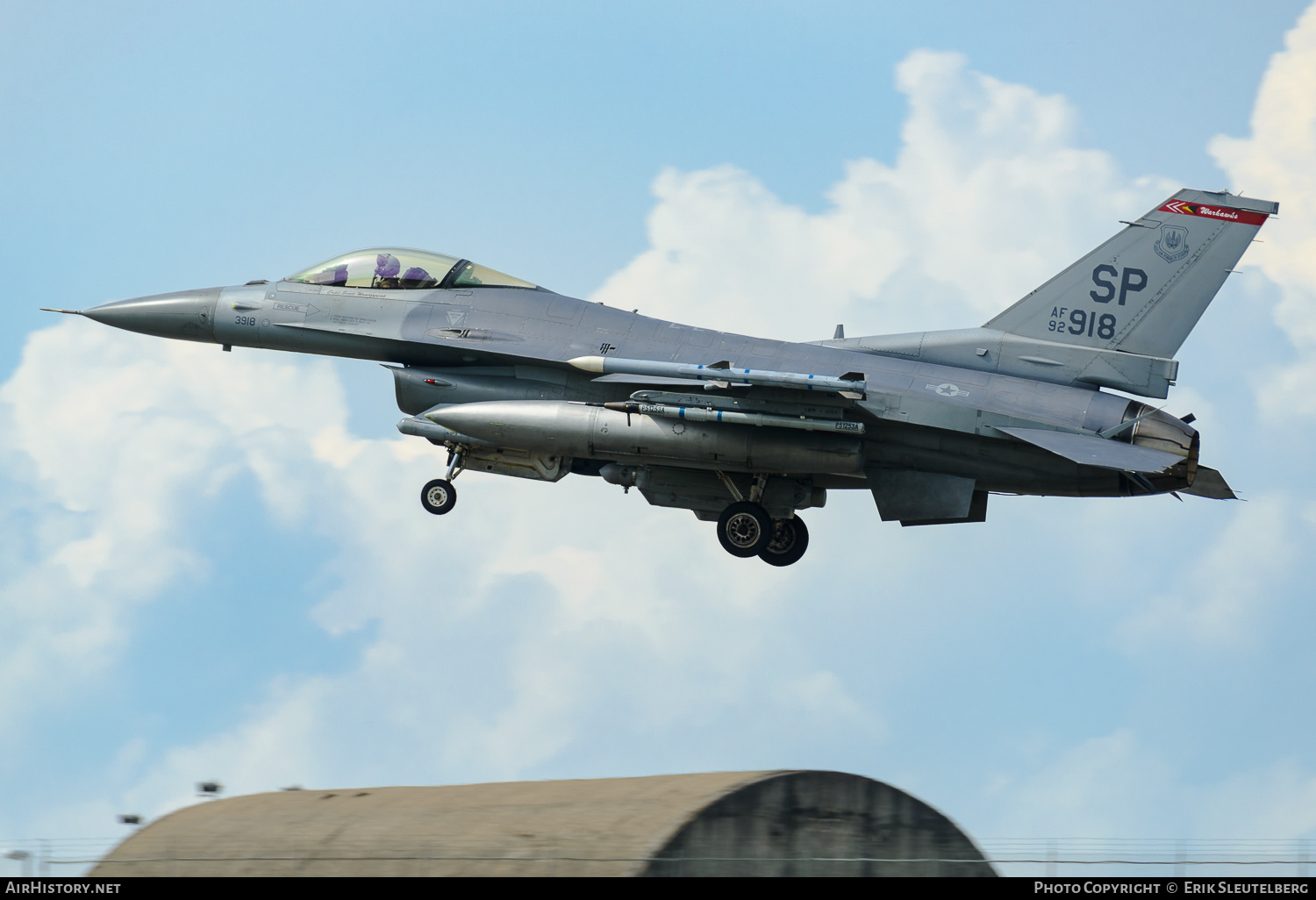 Aircraft Photo of 92-3918 / AF92-918 | Lockheed F-16CM Fighting Falcon | USA - Air Force | AirHistory.net #490899