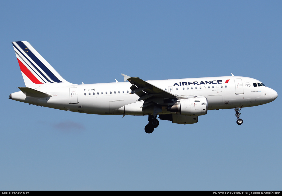 Aircraft Photo of F-GRHG | Airbus A319-111 | Air France | AirHistory.net #490939