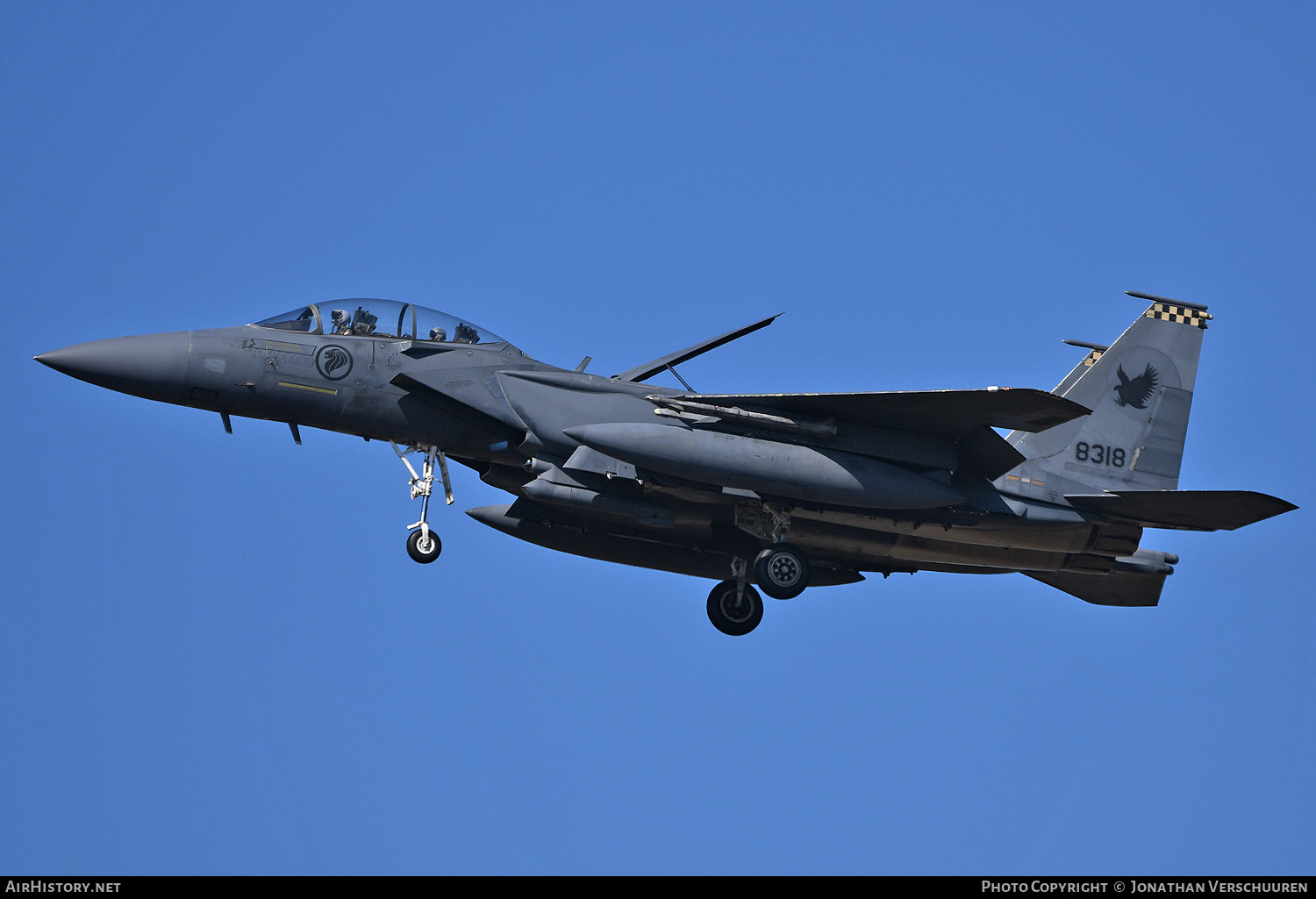 Aircraft Photo of 8318 | Boeing F-15SG Strike Eagle | Singapore - Air Force | AirHistory.net #490943