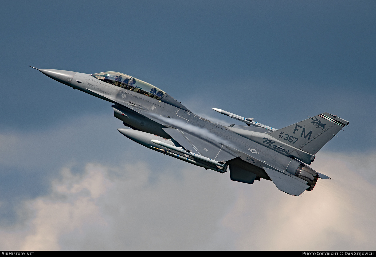 Aircraft Photo of 87-0367 / AF87-367 | General Dynamics F-16D Fighting Falcon | USA - Air Force | AirHistory.net #490989