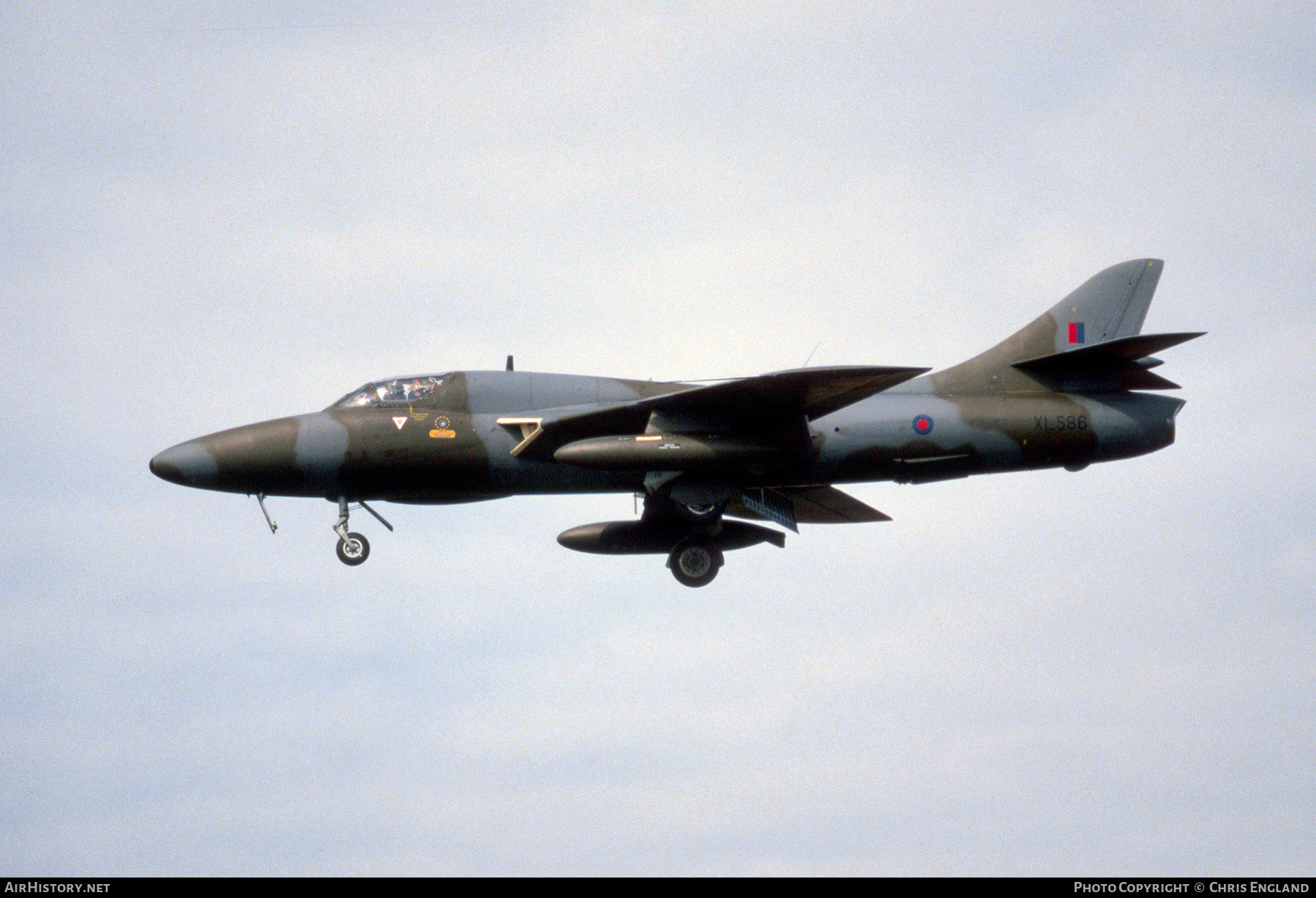 Aircraft Photo of XL586 | Hawker Hunter T7 | UK - Air Force | AirHistory.net #491011