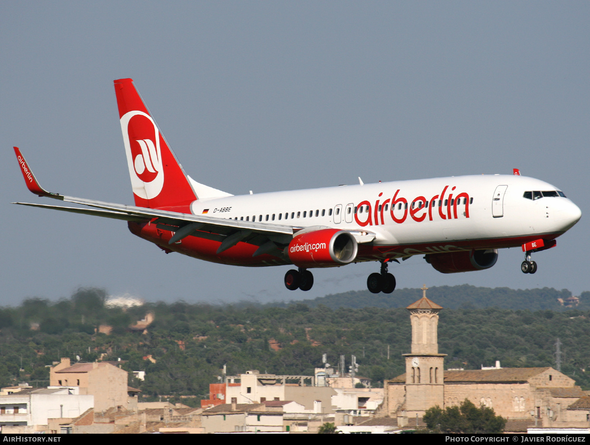 Aircraft Photo of D-ABBE | Boeing 737-86J | Air Berlin | AirHistory.net #491027