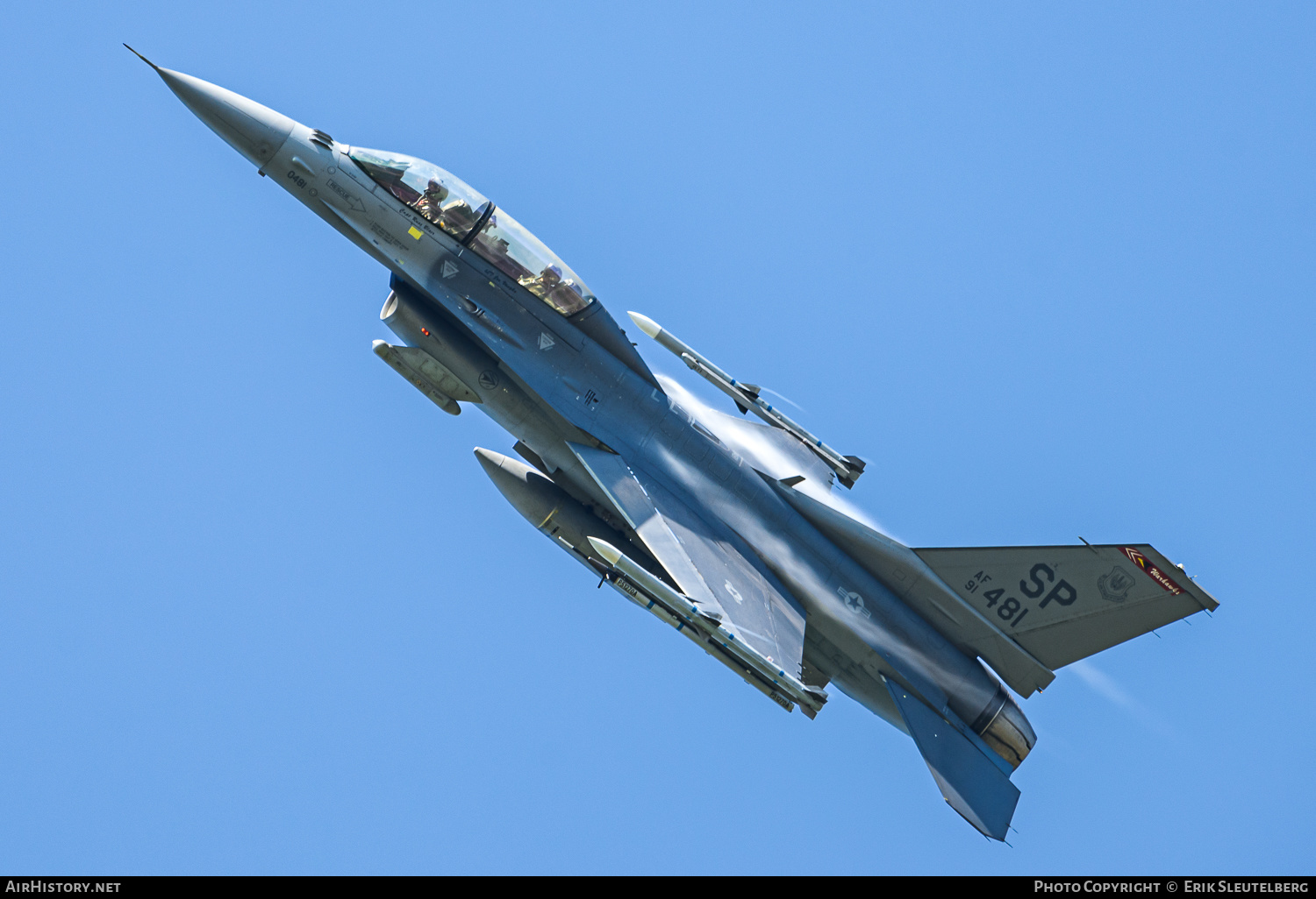 Aircraft Photo of 91-0481 / AF91-481 | General Dynamics F-16DJ Fighting Falcon | USA - Air Force | AirHistory.net #491034