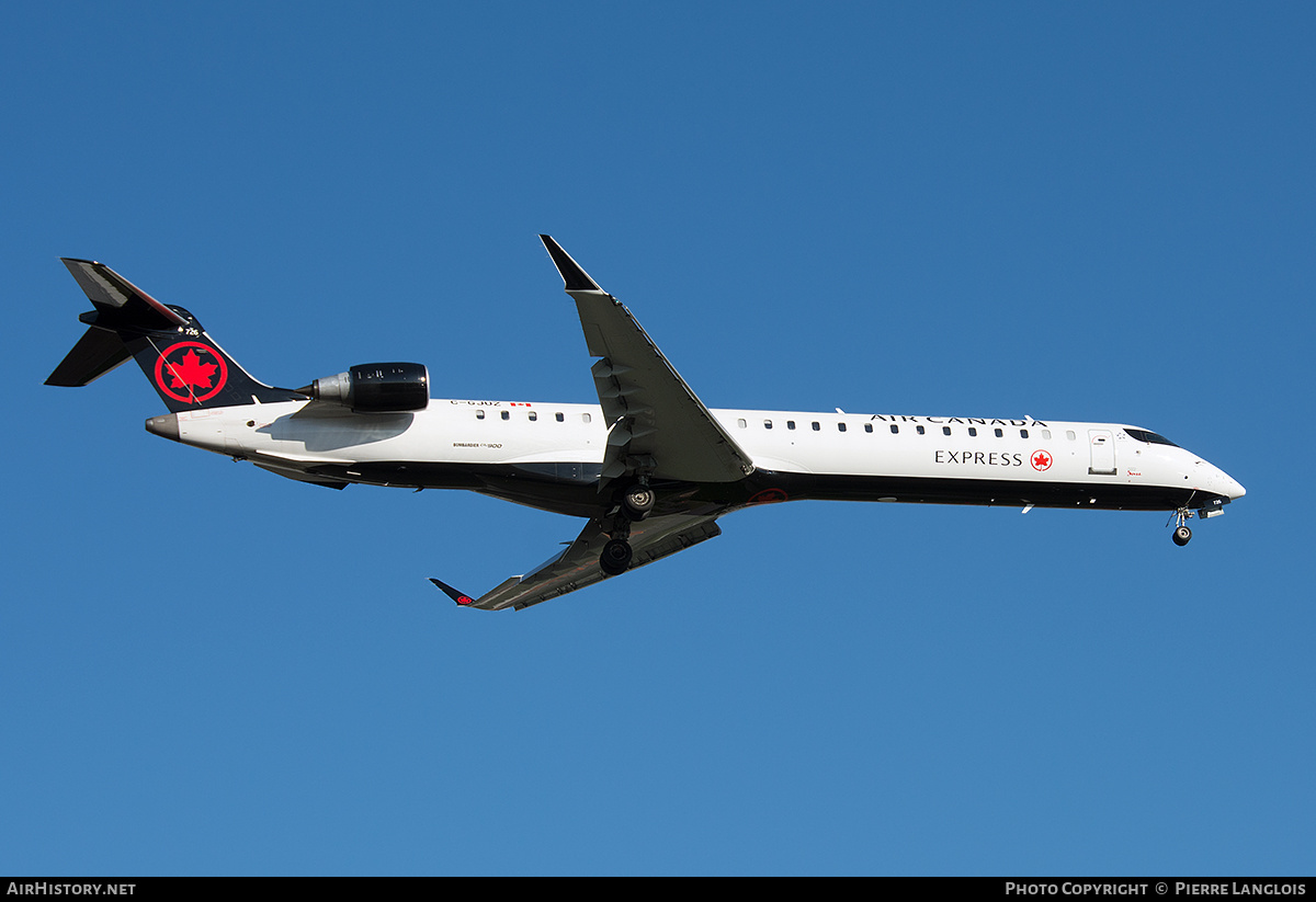Aircraft Photo of C-GJUZ | Bombardier CRJ-900 (CL-600-2D24) | Air Canada Express | AirHistory.net #491056