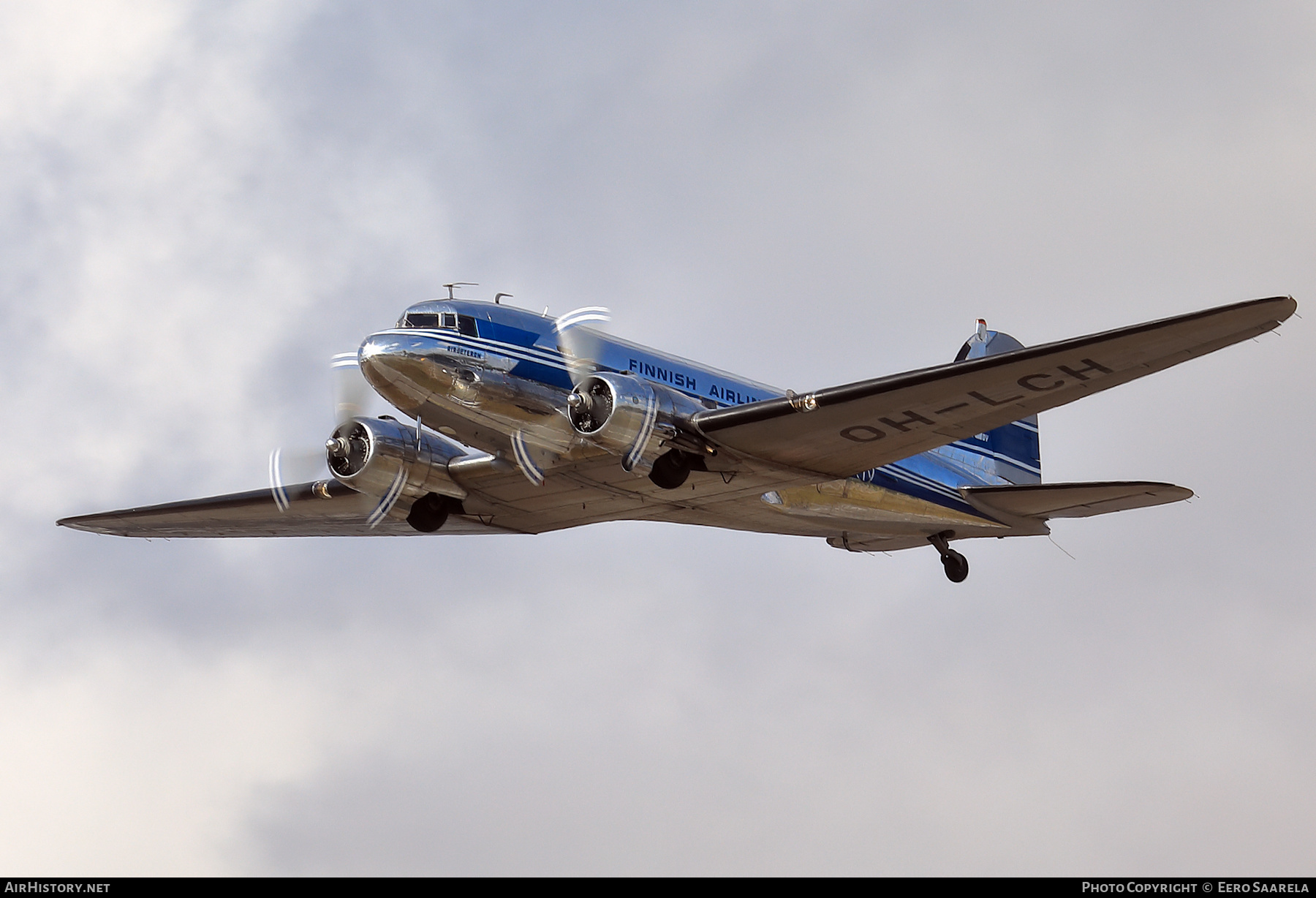 Aircraft Photo of OH-LCH | Douglas DC-3(CF) | Airveteran | Aero - Finnish Airlines | AirHistory.net #491068
