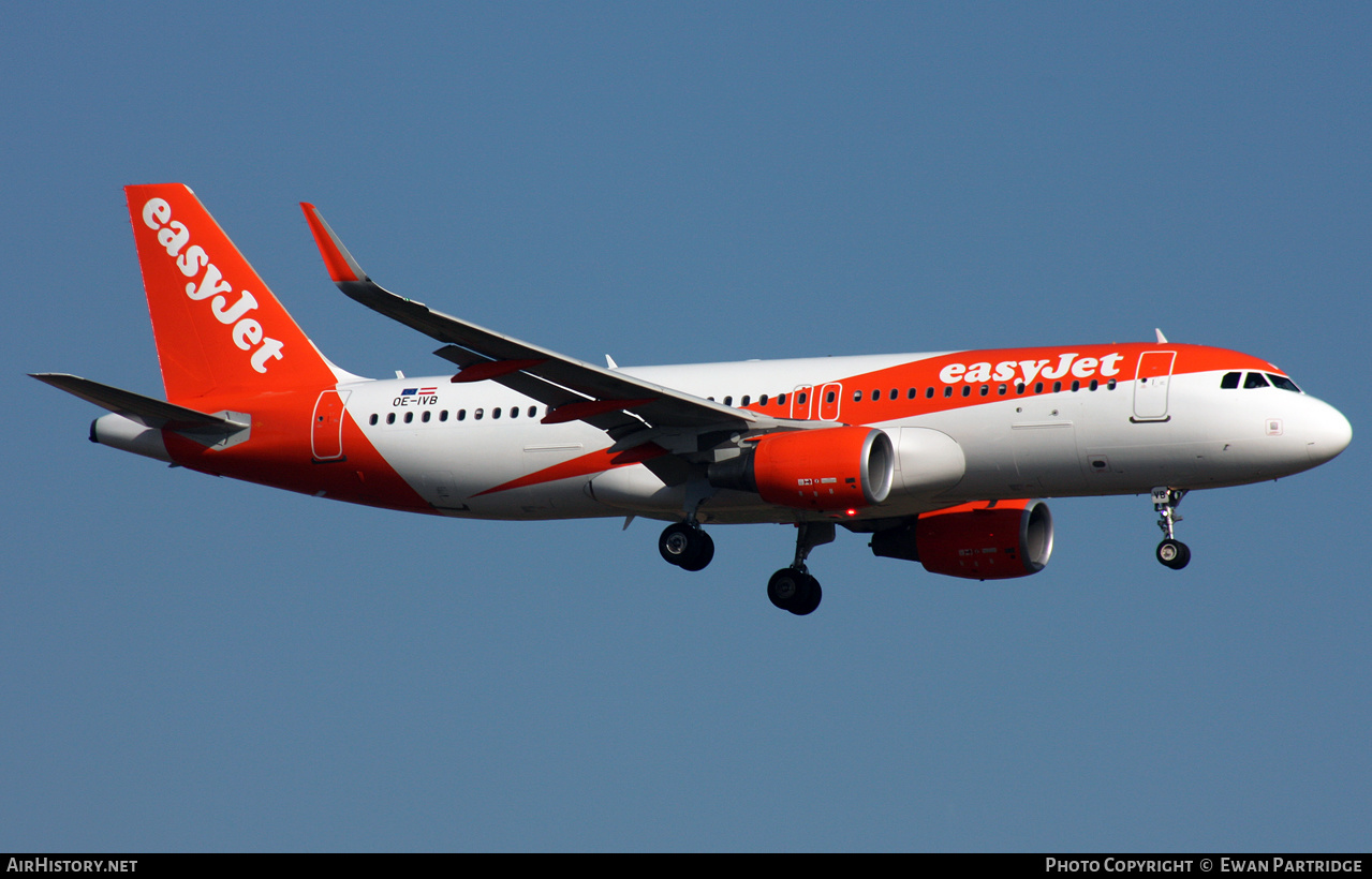 Aircraft Photo of OE-IVB | Airbus A320-214 | EasyJet | AirHistory.net #491082