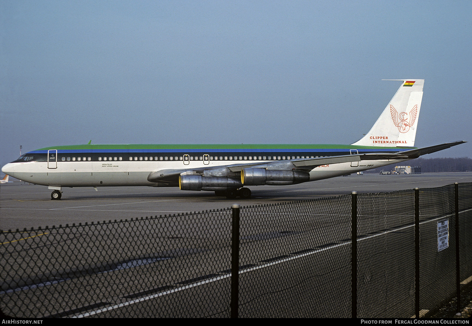 Aircraft Photo of 9G-ACR | Boeing 707-348C | Clipper International | AirHistory.net #491093