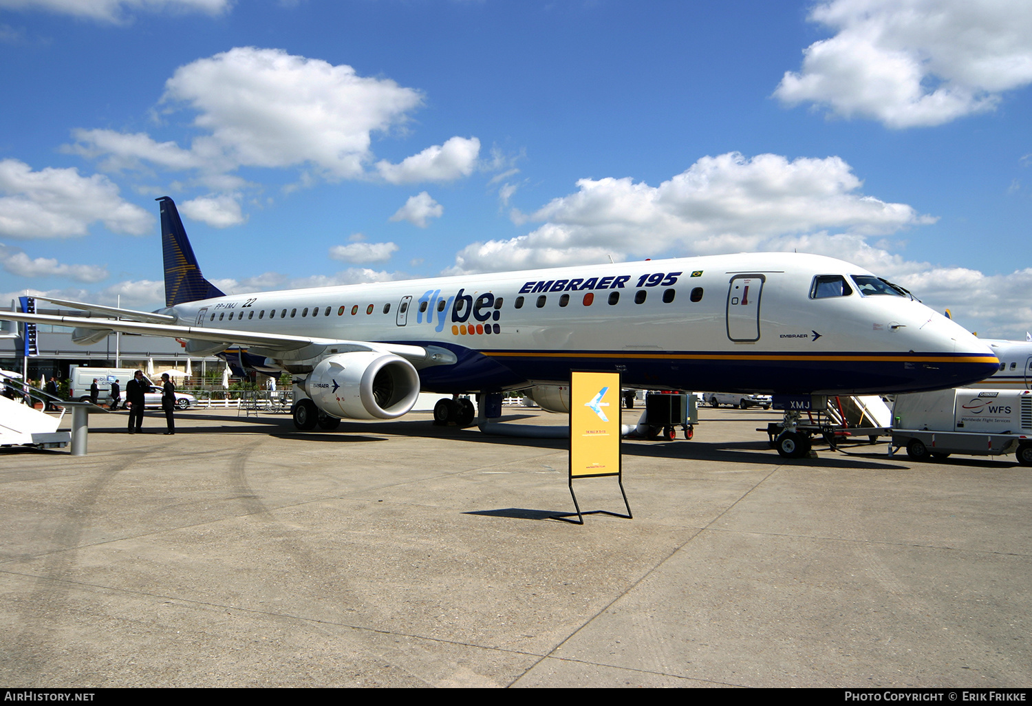 Aircraft Photo of PP-XMJ | Embraer 195LR (ERJ-190-200LR) | Embraer | Flybe | AirHistory.net #491102