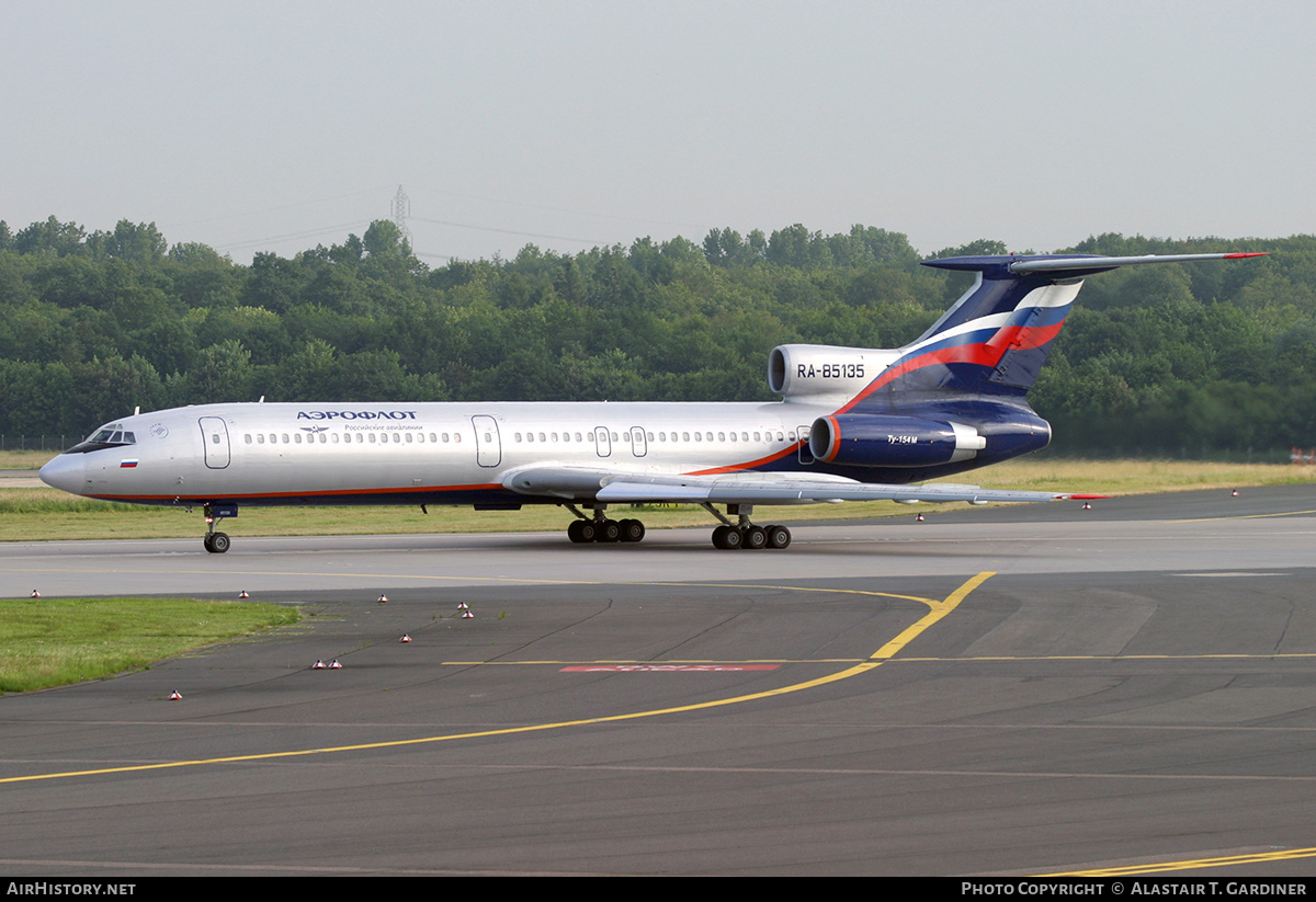 Aircraft Photo of RA-85135 | Tupolev Tu-154M | Aeroflot - Russian Airlines | AirHistory.net #491103