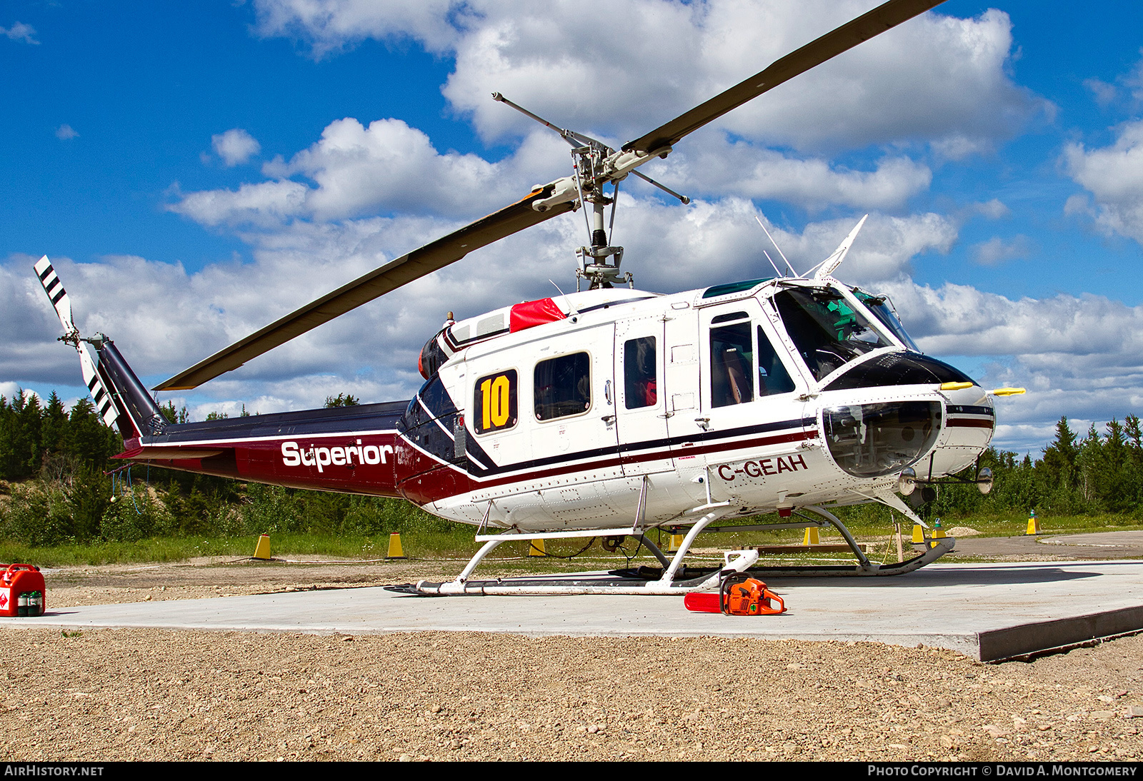 Aircraft Photo of C-GEAH | Bell 205A-1 | Superior Airways | AirHistory.net #491114