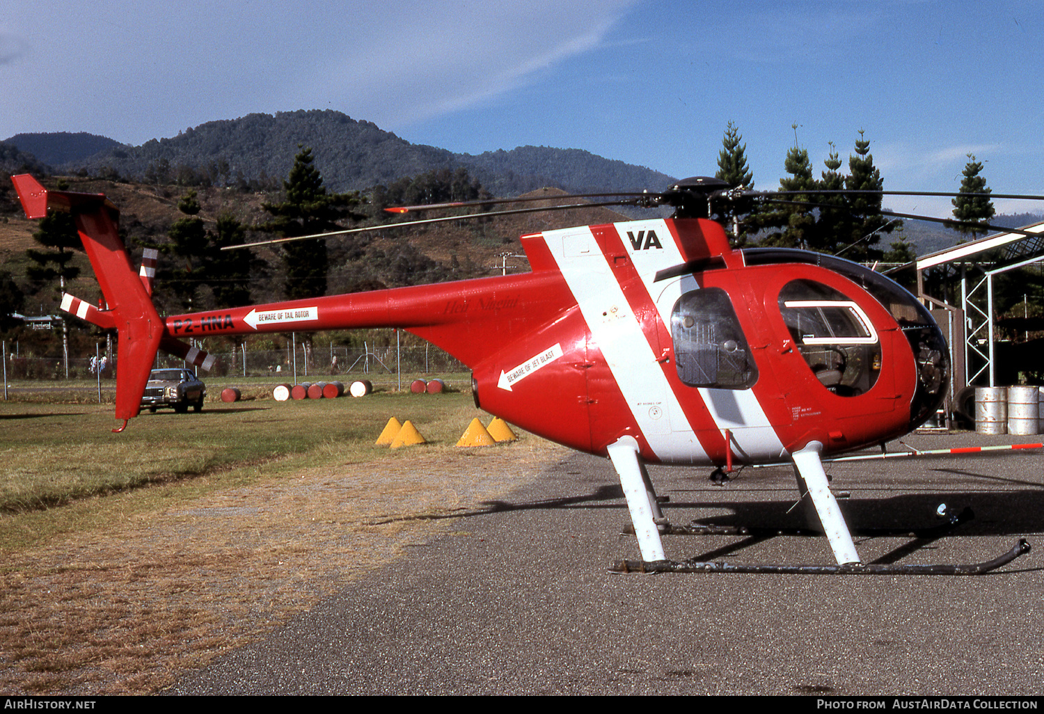 Aircraft Photo of P2-HNA | Hughes 500D (369D) | AirHistory.net #491131