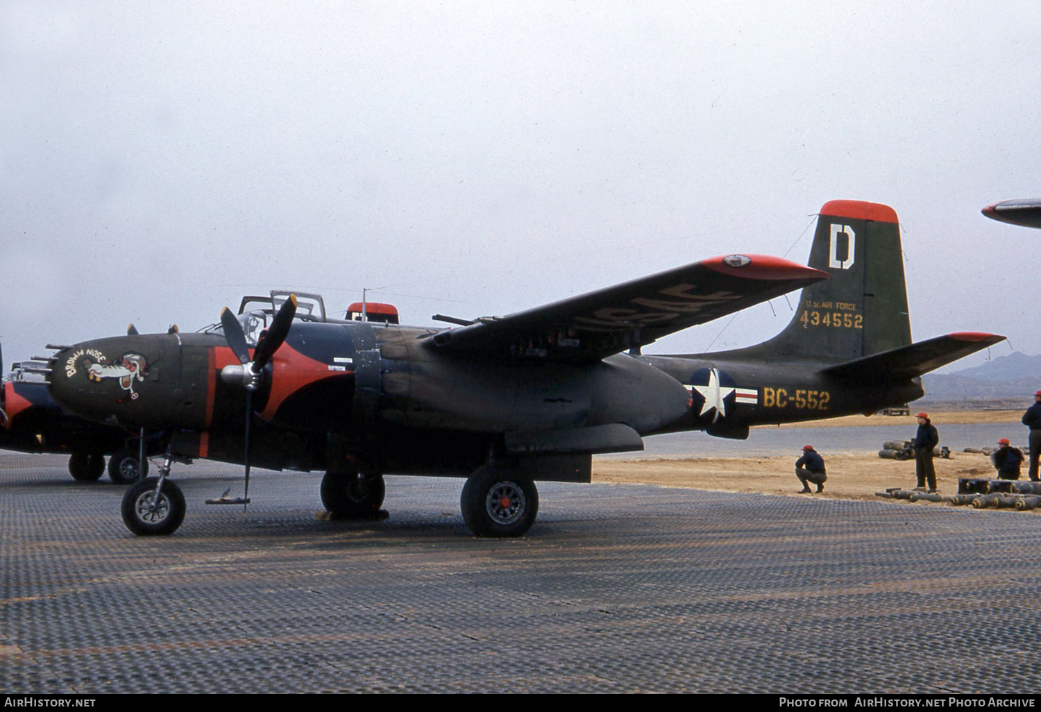 Aircraft Photo of 44-34552 / 434552 | Douglas B-26B Invader | USA - Air Force | AirHistory.net #491146