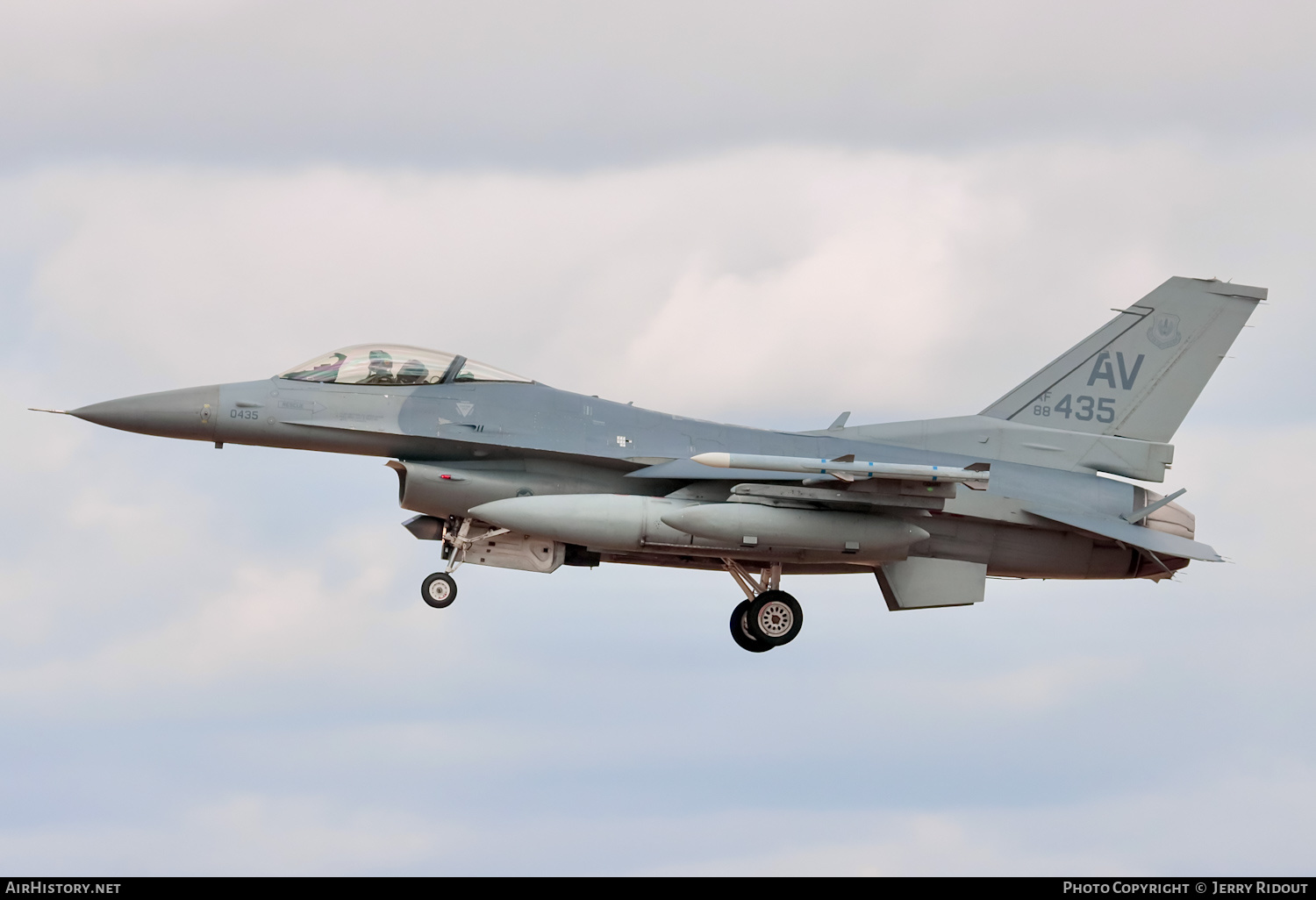 Aircraft Photo of 88-0435 / AF88-435 | General Dynamics F-16CM Fighting Falcon | USA - Air Force | AirHistory.net #491173