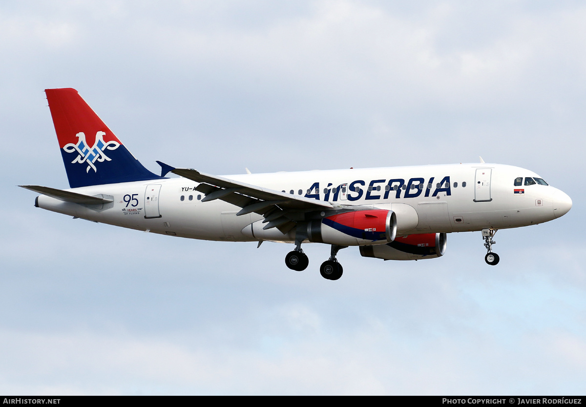 Aircraft Photo of YU-APN | Airbus A319-132 | Air Serbia | AirHistory.net #491192