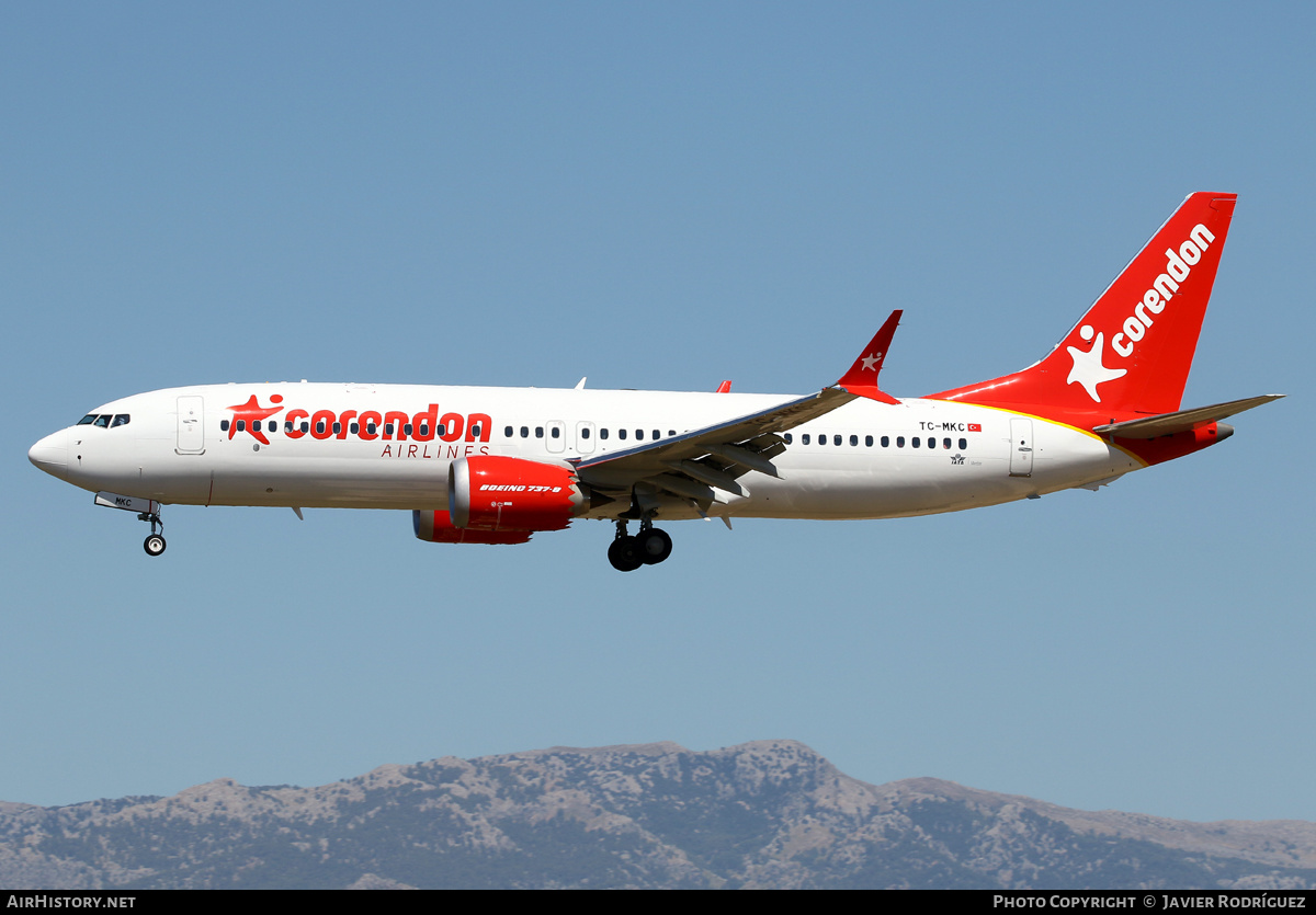 Aircraft Photo of TC-MKC | Boeing 737-8 Max 8 | Corendon Airlines | AirHistory.net #491209