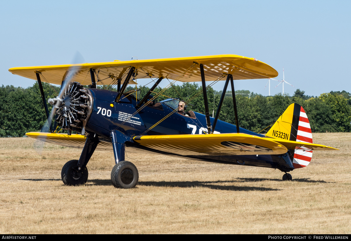 Aircraft Photo of N5323N | Boeing N2S-5 Kaydet (A75N1) | USA - Navy | AirHistory.net #491212