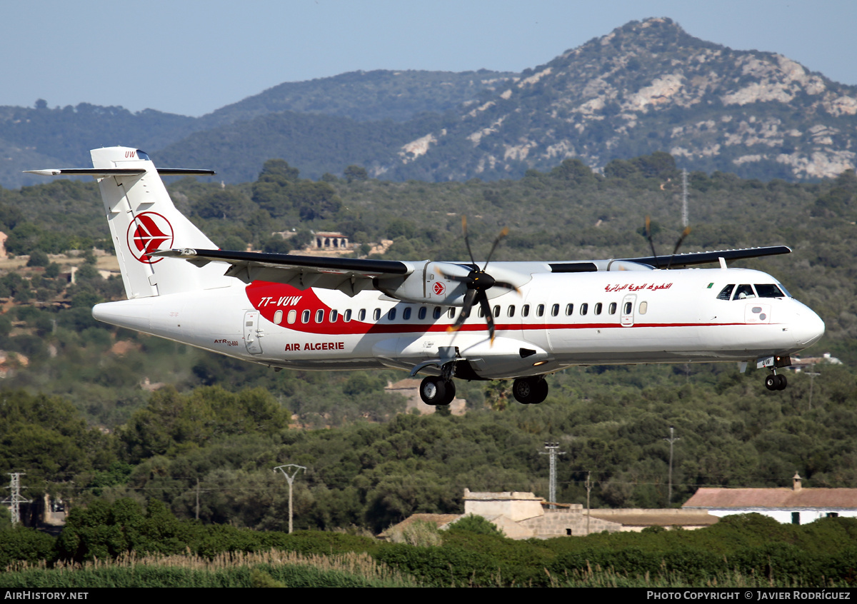 Aircraft Photo of 7T-VUW | ATR ATR-72-600 (ATR-72-212A) | Air Algérie | AirHistory.net #491229