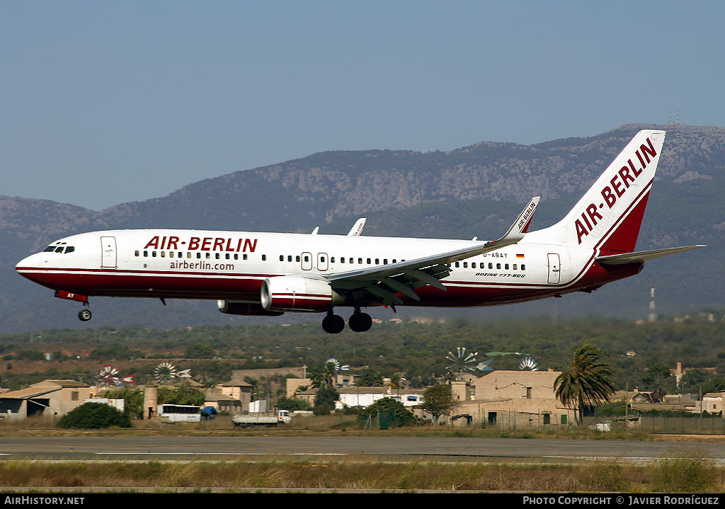 Aircraft Photo of D-ABAY | Boeing 737-86J | Air Berlin | AirHistory.net #491231