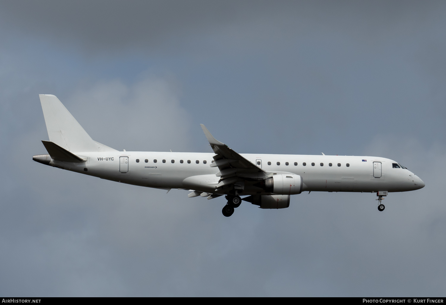 Aircraft Photo of VH-UYC | Embraer 190AR (ERJ-190-100IGW) | AirHistory.net #491240