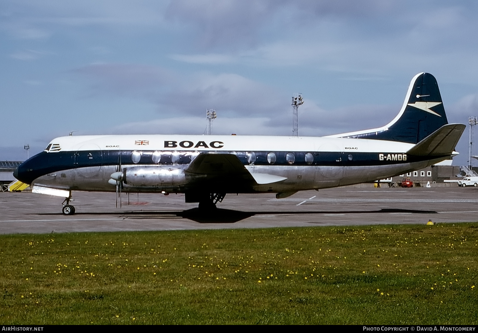 Aircraft Photo of G-AMOG | Vickers 701 Viscount | BOAC - British Overseas Airways Corporation | AirHistory.net #491262